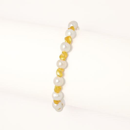 Golden Sunlight - Pearl Bracelet