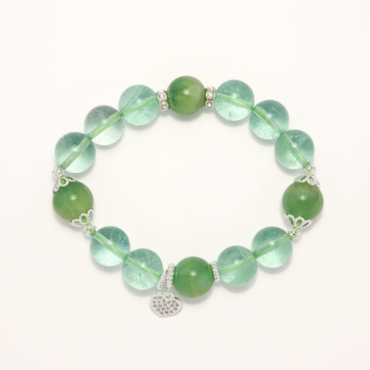 Forest Protector - Green Fluorite Bracelet