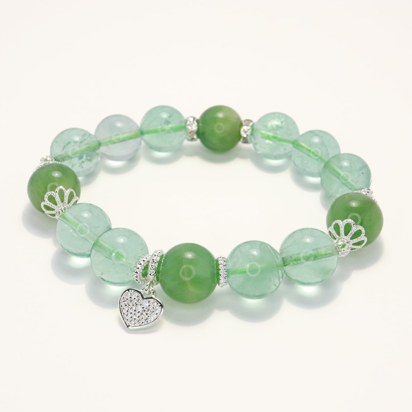 Forest Protector - Green Fluorite Bracelet