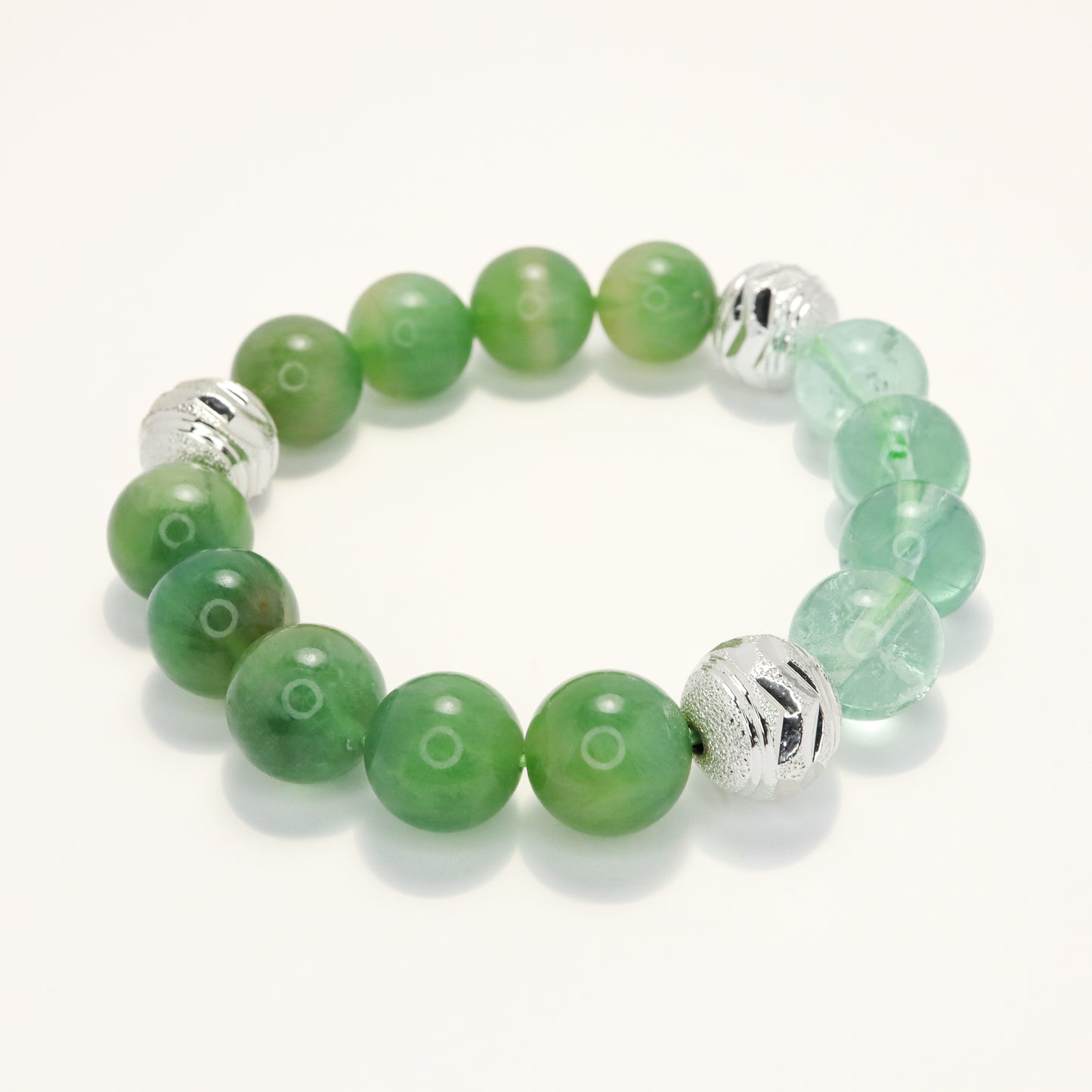 Green Light Phantom - Green Fluorite Bracelet