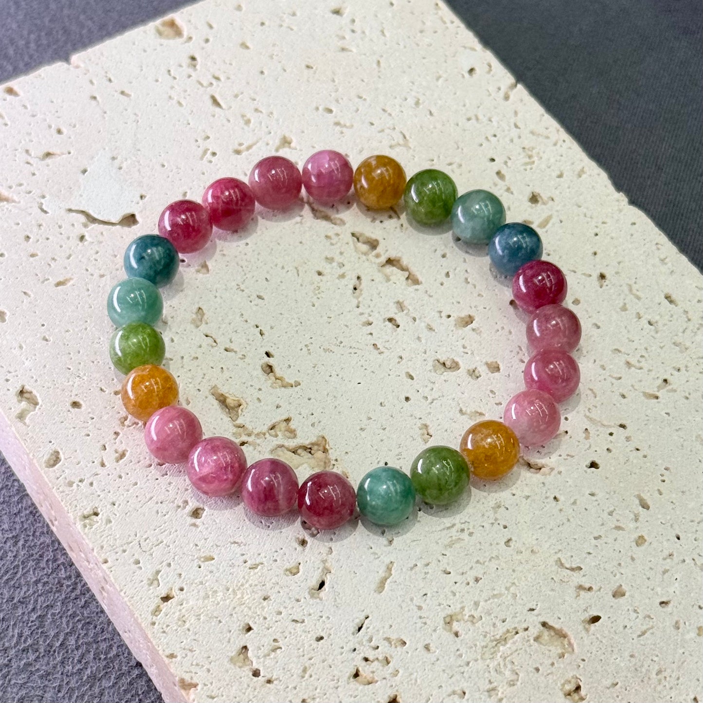 Candy Tourmaline Bracelet 浓郁糖果碧玺 - Vibrant Sweetness 糖果盛宴 🍭✨
