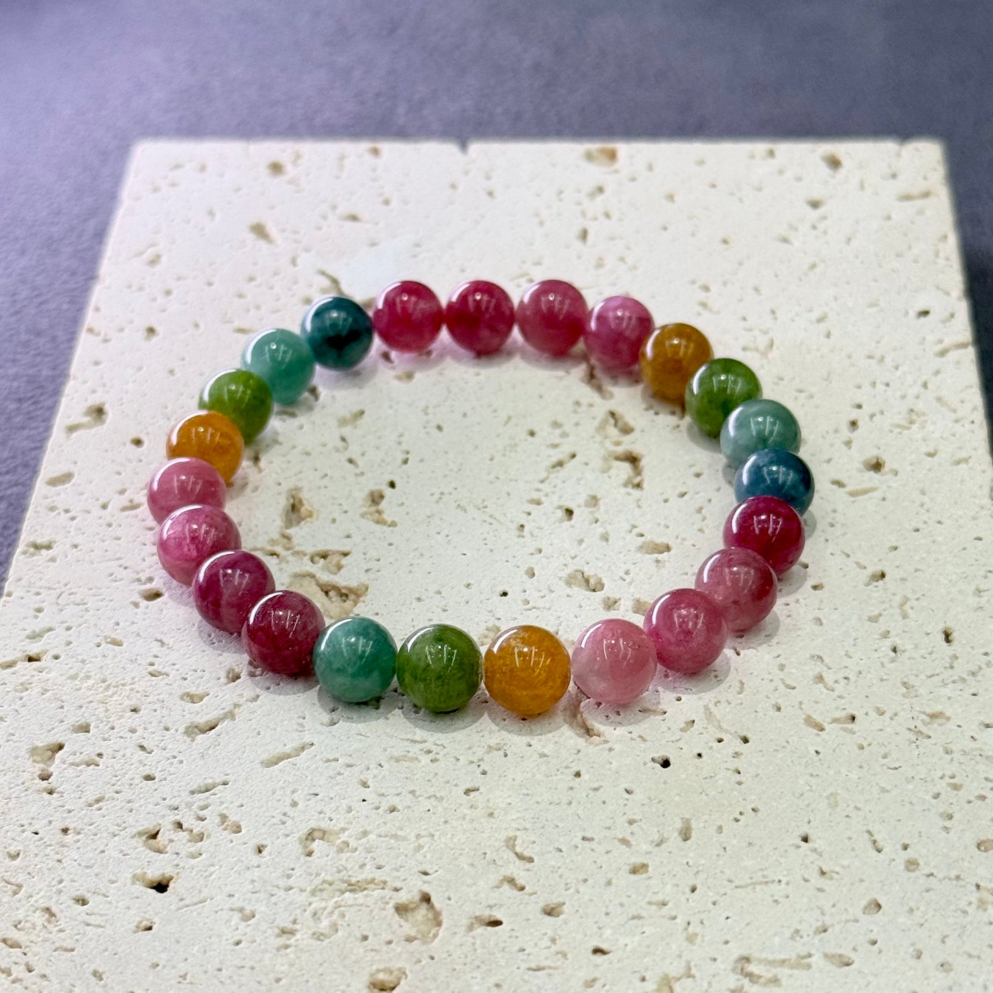 Candy Tourmaline Bracelet 浓郁糖果碧玺 - Vibrant Sweetness 糖果盛宴 🍭✨