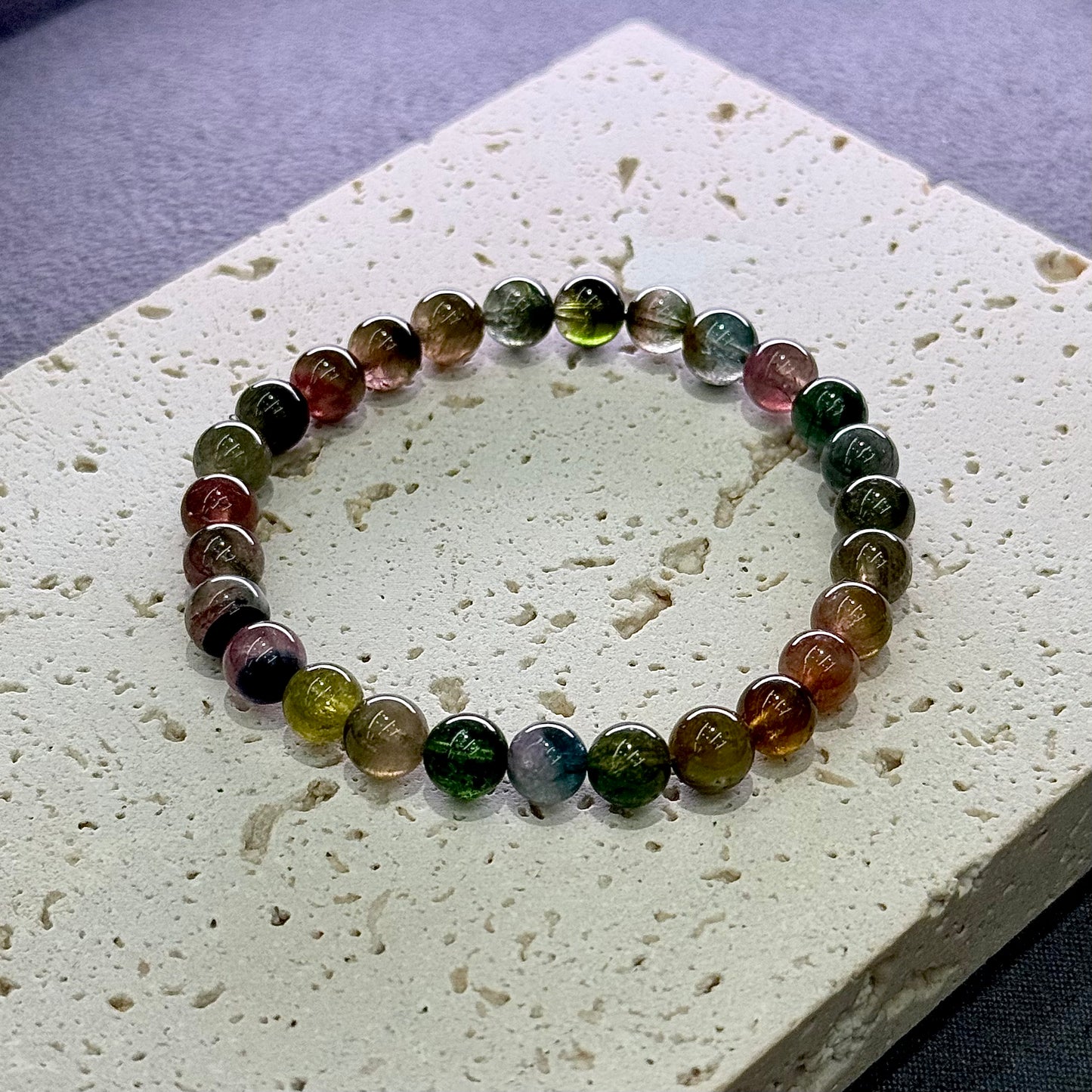 Watermelon Tourmaline Bracelet 西瓜碧玺 - Summer Orchard 夏果🍉🌸