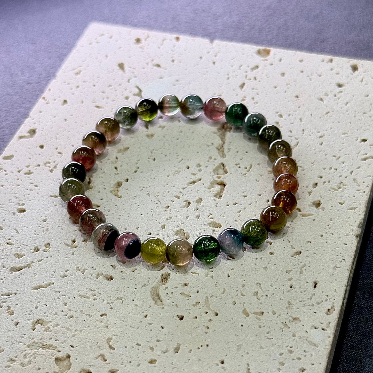 Watermelon Tourmaline Bracelet 西瓜碧玺 - Summer Orchard 夏果🍉🌸