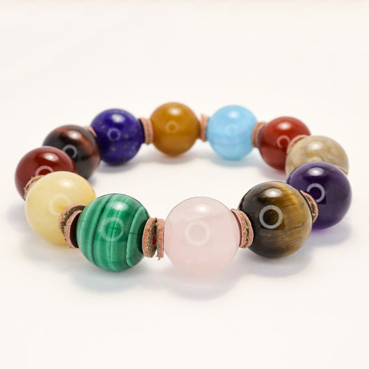 Splendid Treasure I - Multi-gemstones Worry Beads Bracelet