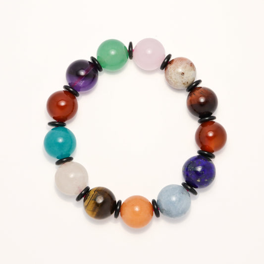Splendid Treasure II - Multi-gemstones Worry Beads Bracelet