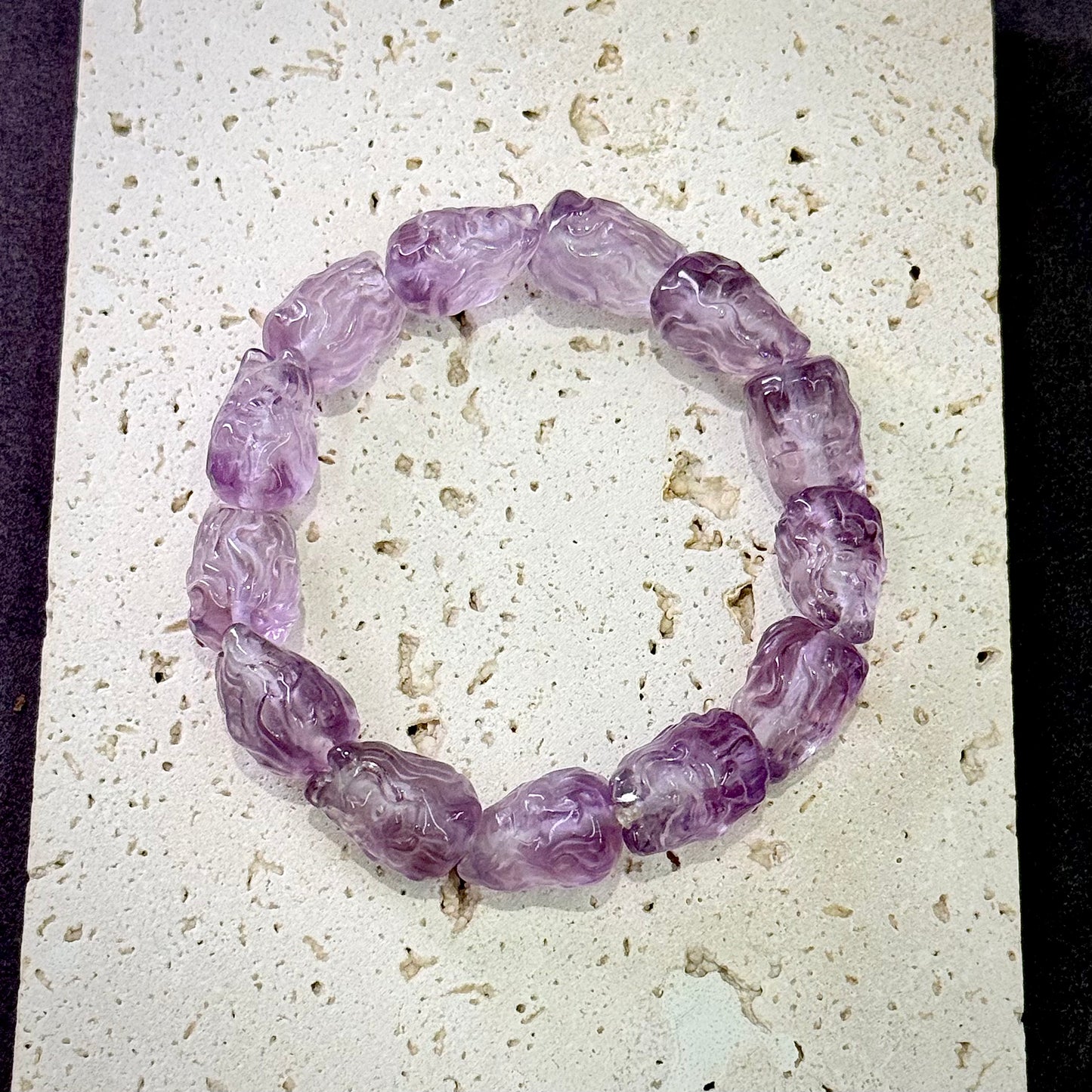 Amethyst Nine-Tailed Fox Bracelet 紫水晶九尾狐 - Mystic Fox 灵狐