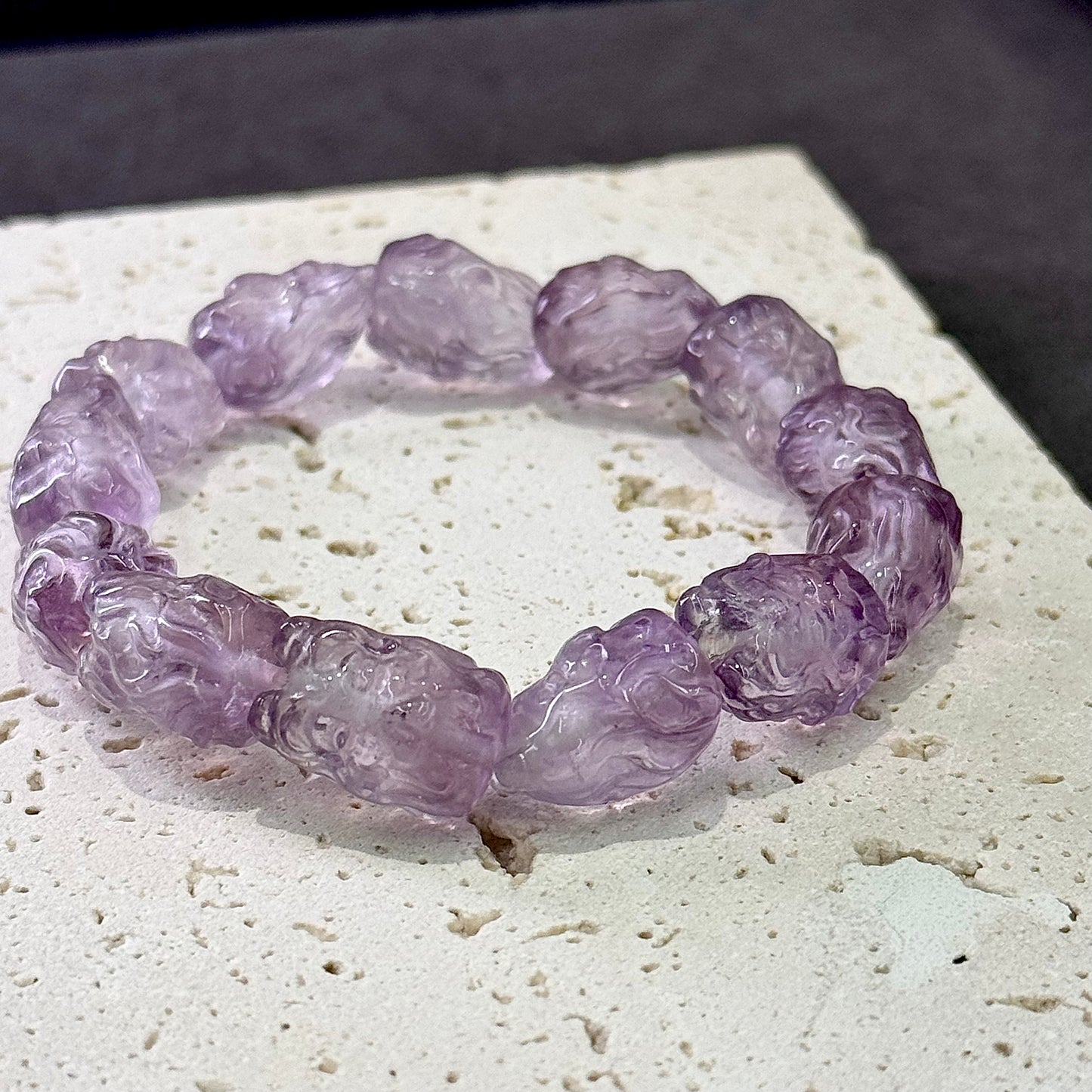 Amethyst Nine-Tailed Fox Bracelet 紫水晶九尾狐 - Mystic Fox 灵狐