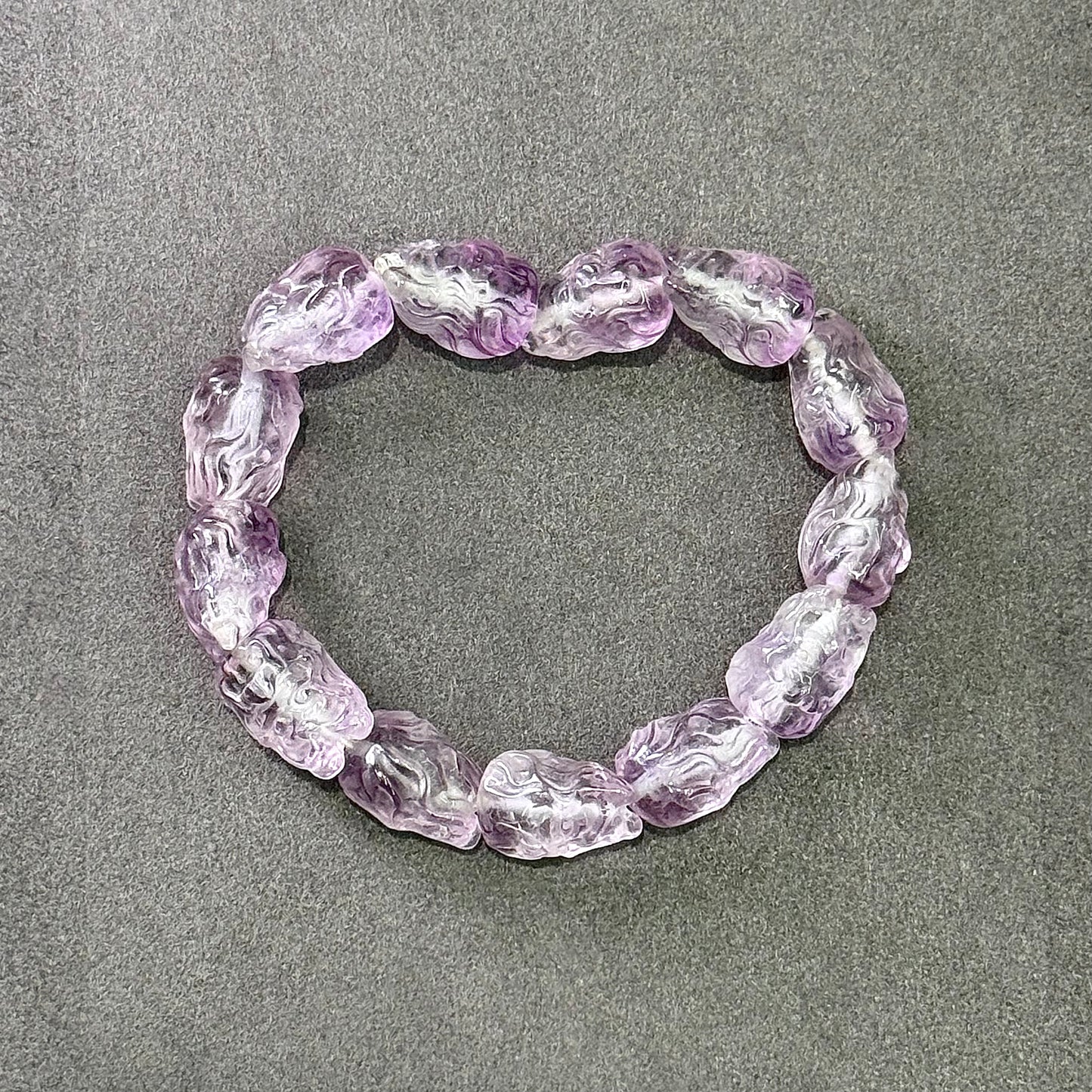 Amethyst Nine-Tailed Fox Bracelet 紫水晶九尾狐 - Mystic Fox 灵狐
