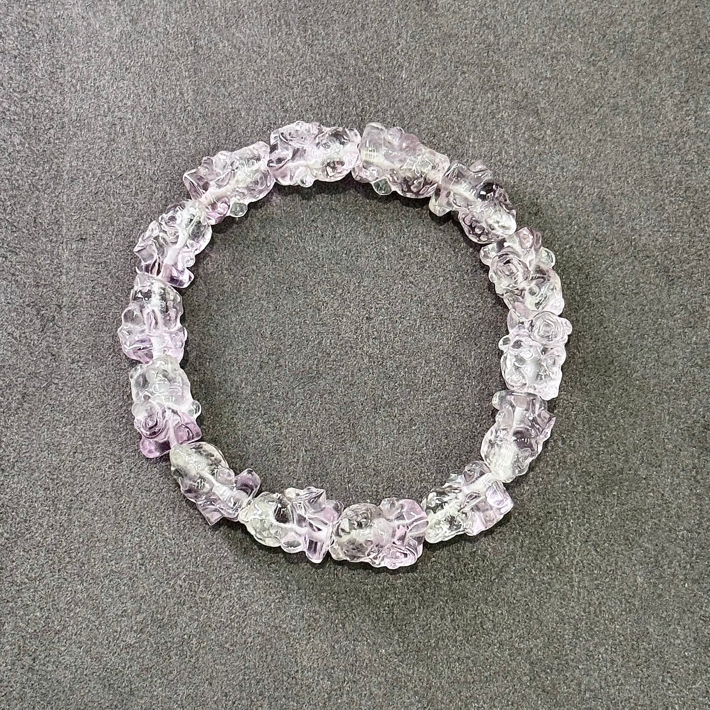 Amethyst Baby Money Eater Bracelet 紫水晶吞金兽 - Violet Prosperity 紫瑞吞金