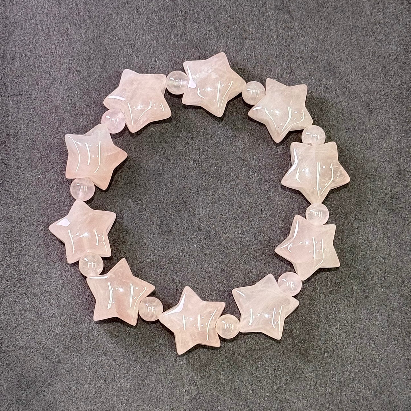Rose Quartz Star Bracelet 粉晶 - Starlit Love 星语