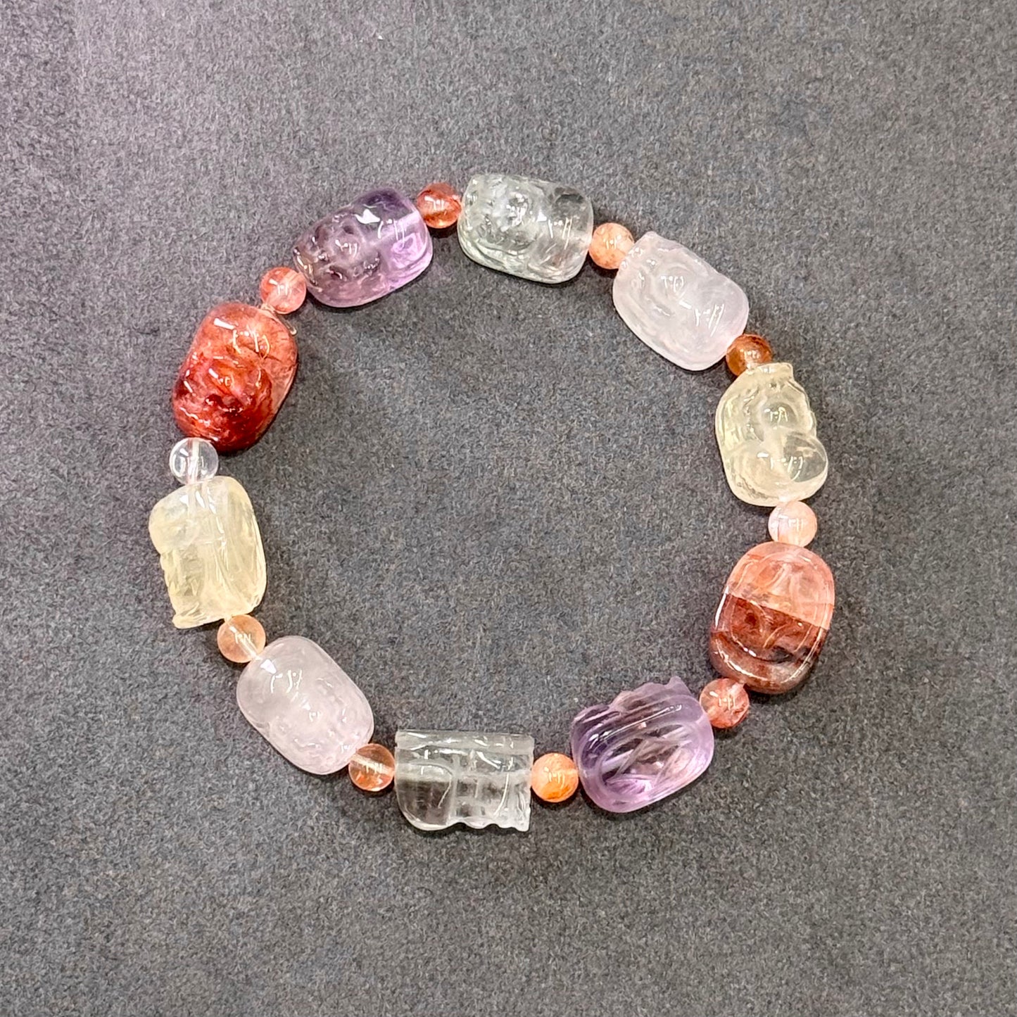 Multi-Gem Pixiu Bracelet 多宝貔貅 - Treasure Guardian 多宝瑞兽