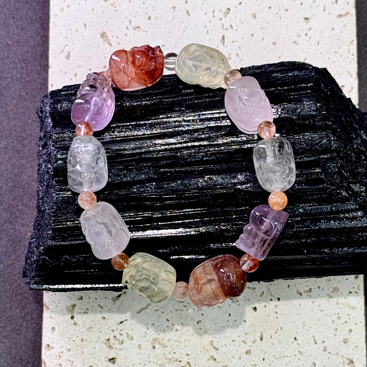 Multi-Gem Pixiu Bracelet 多宝貔貅 - Treasure Guardian 多宝瑞兽