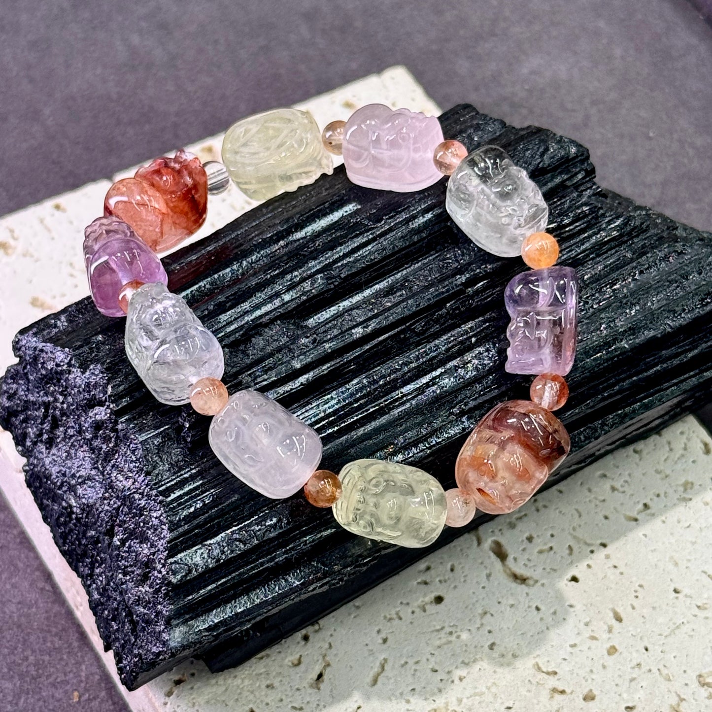 Multi-Gem Pixiu Bracelet 多宝貔貅 - Treasure Guardian 多宝瑞兽