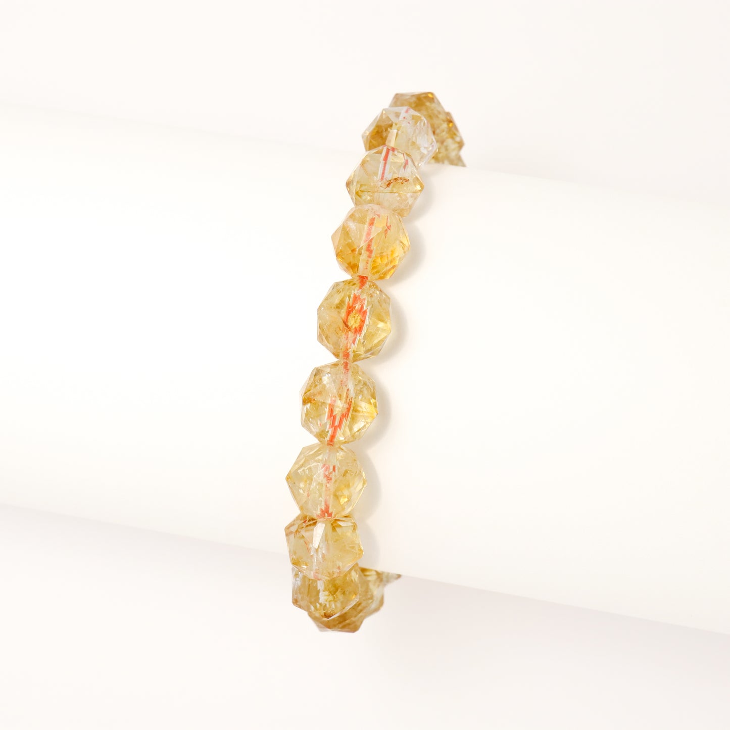 Lucky Secret II - Citrine Diamond Cut Bracelet