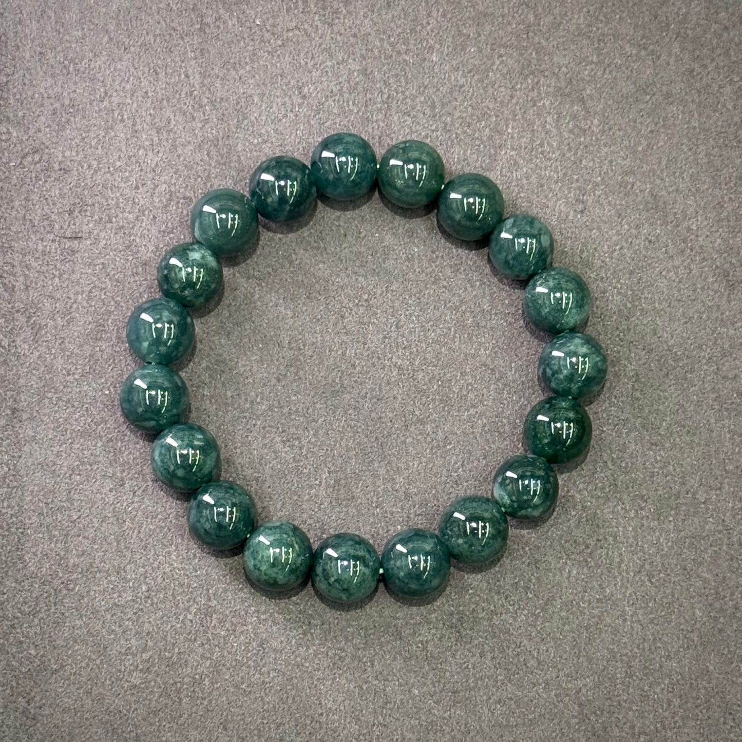 Blue Water Jadeite Bracelet 蓝水翡翠 - Deep Tide 深潮