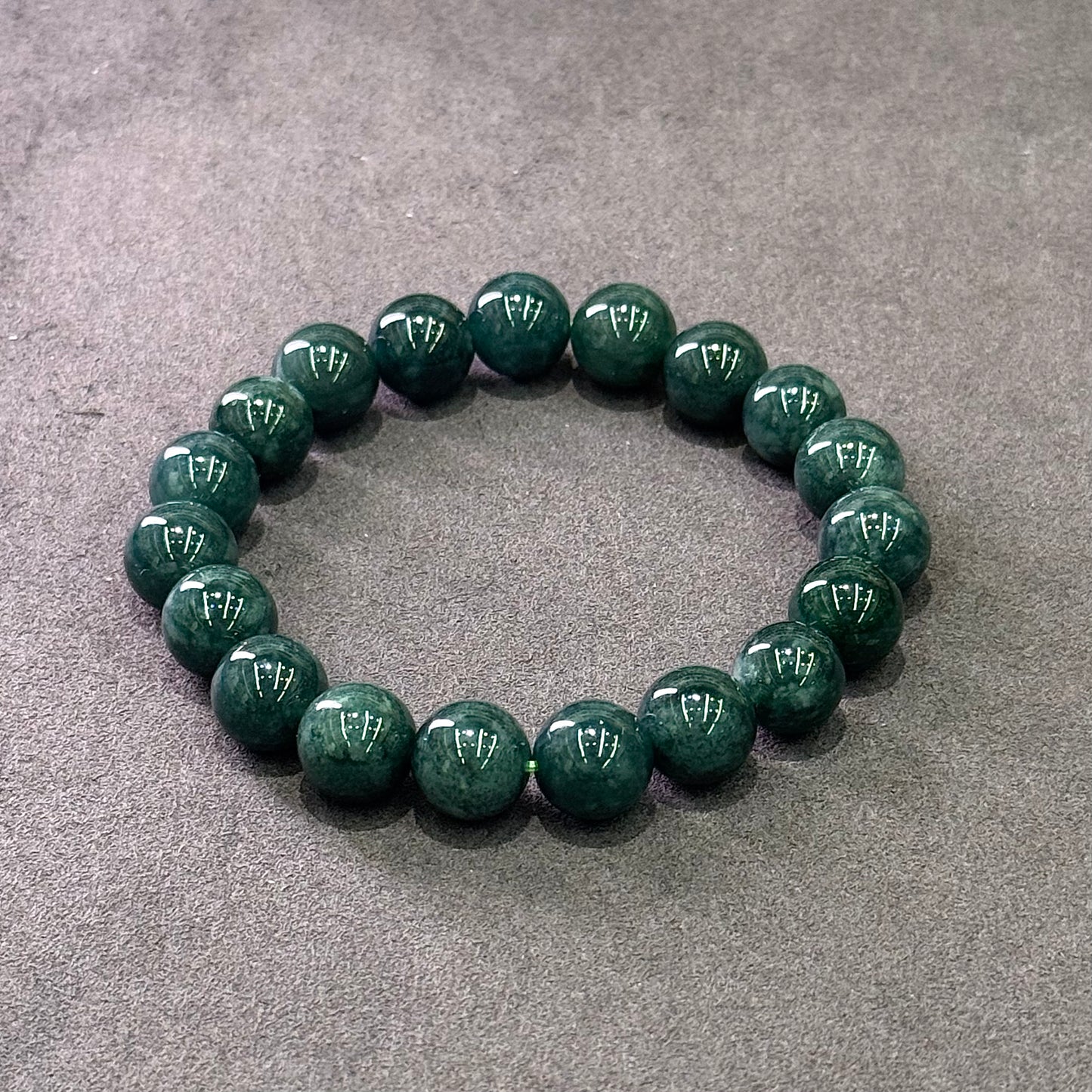 Blue Water Jadeite Bracelet 蓝水翡翠 - Deep Tide 深潮
