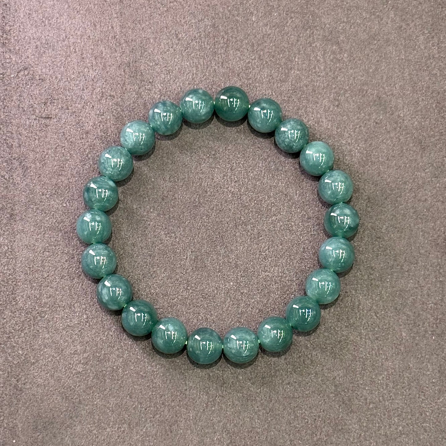 Blue Water Jadeite Bracelet 蓝水翡翠 - Azure Current 澄澜