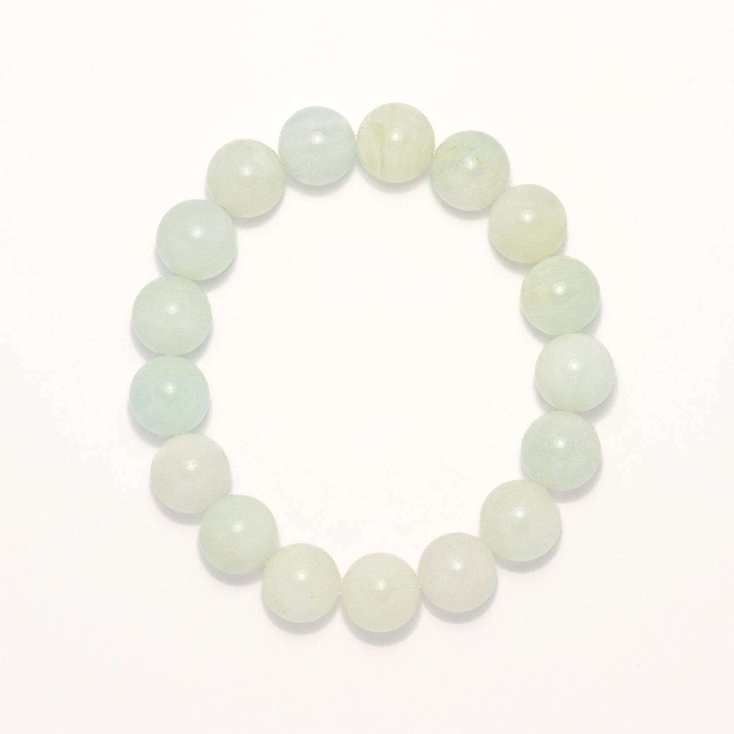 Mont Breeze - Light Green Xiuyu Jade Bracelet