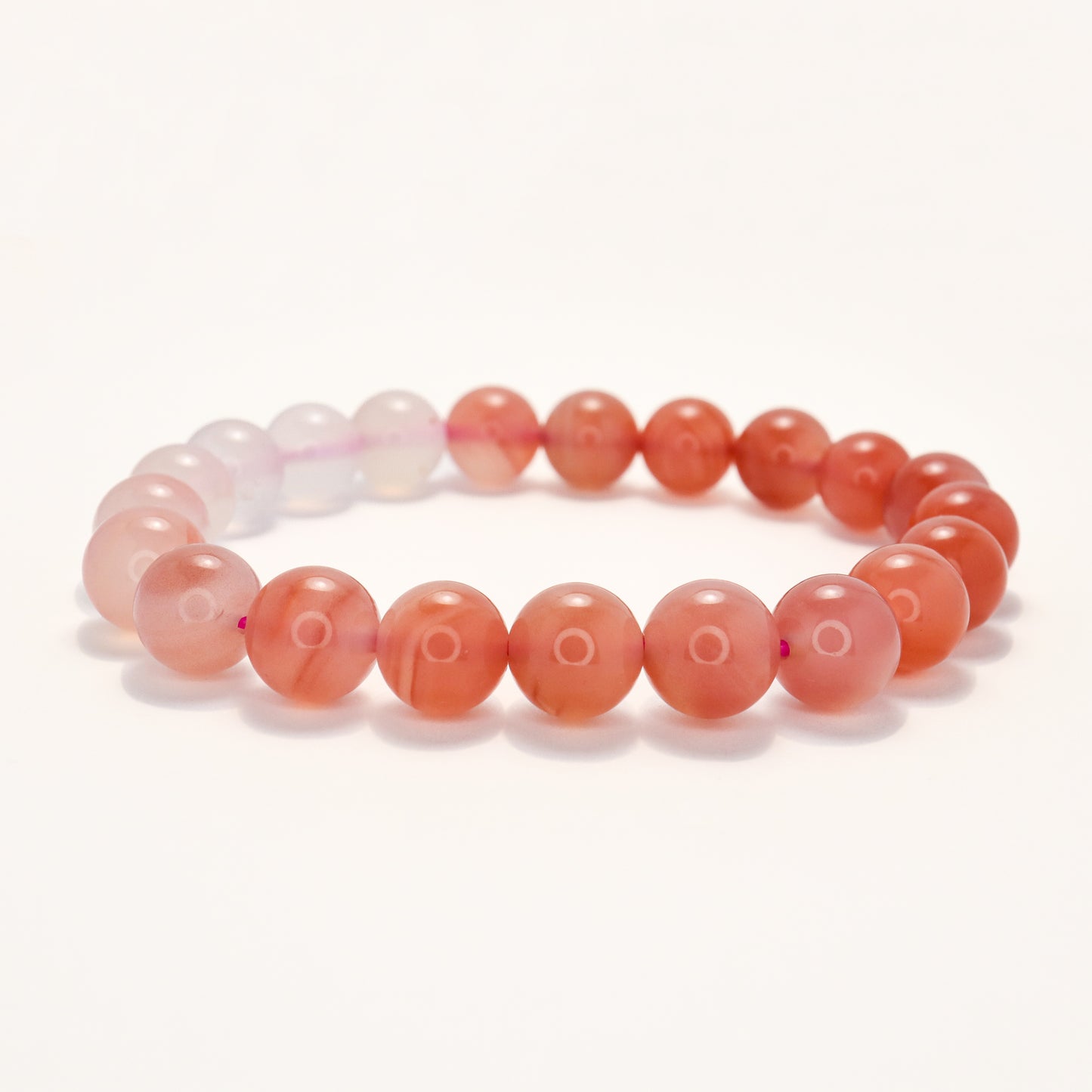 Enhance love II - Gradient Crimson Agate Bracelet