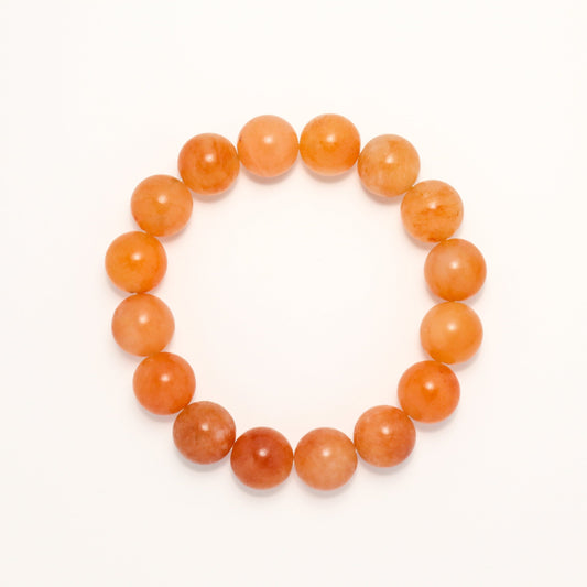 Cherry Season - She Tai Cui Polished Jade Stone Bracelet