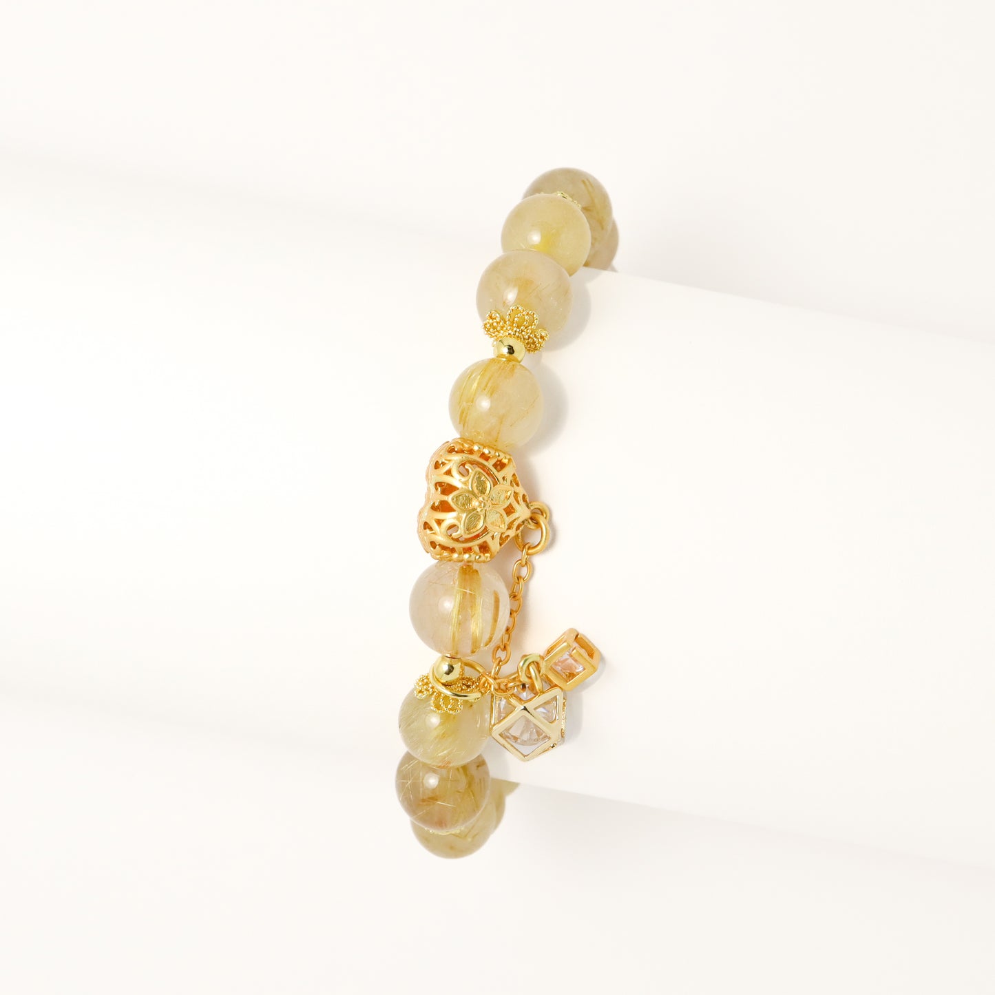 The Princess's Carriage - Rutilated Quartz Crystal Bracelet