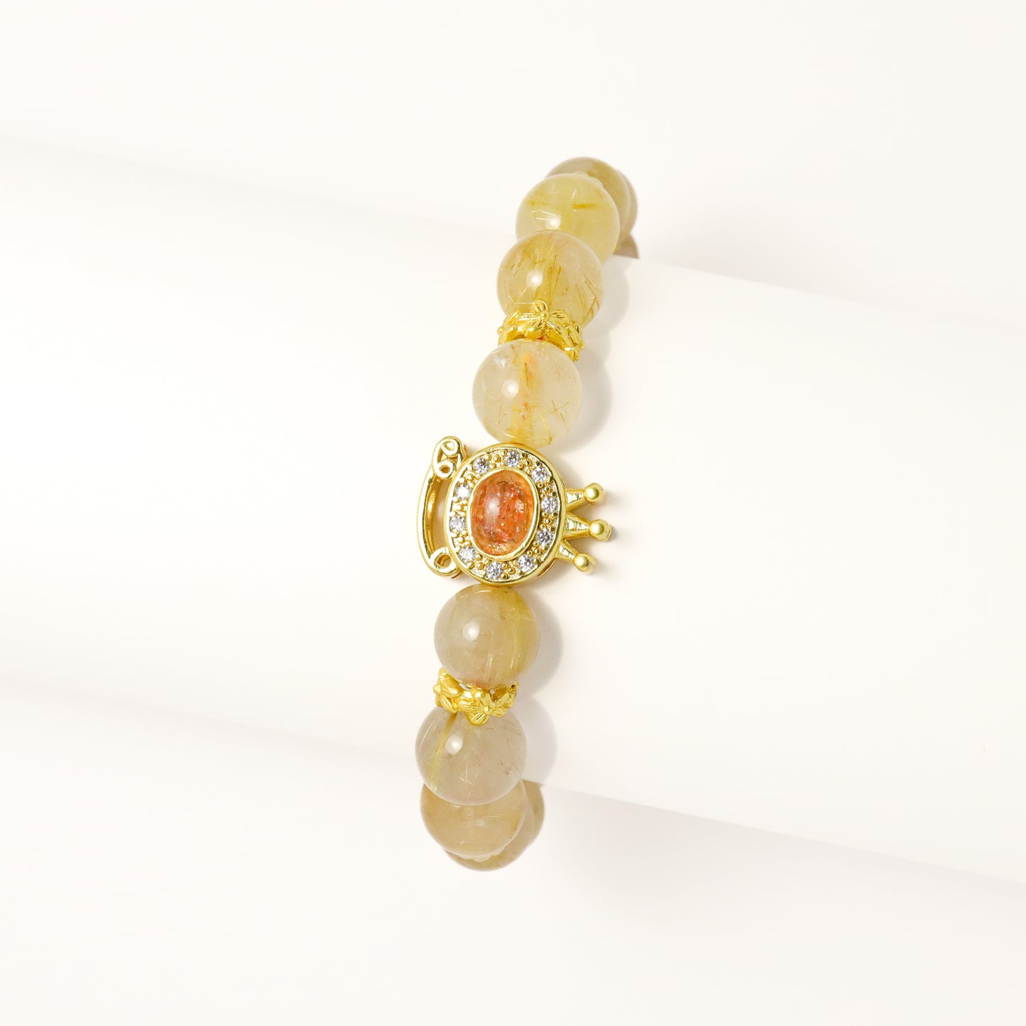 The Princess's Carriage - Rutilated Quartz Crystal Bracelet