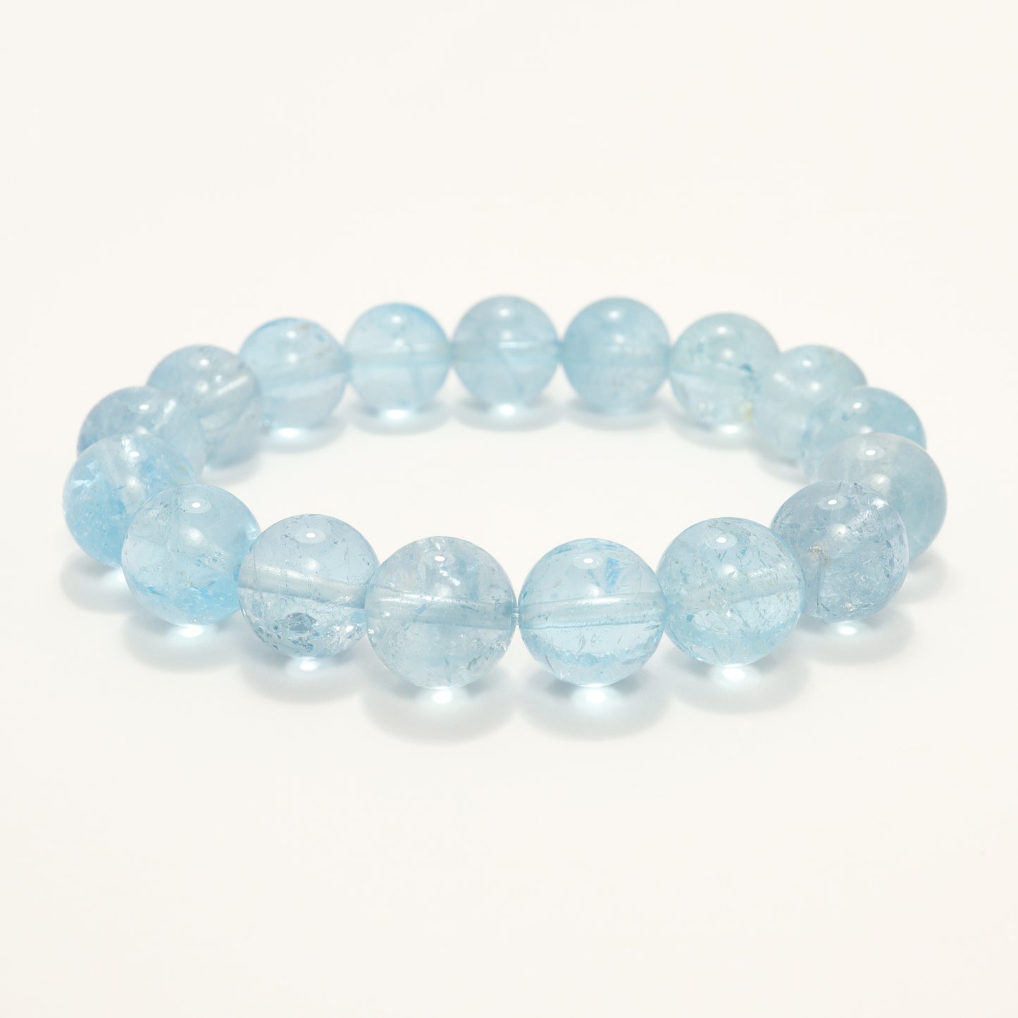 Blue Fire I - High Grade Blue Topaz Bracelet (Avg 11.8mm)