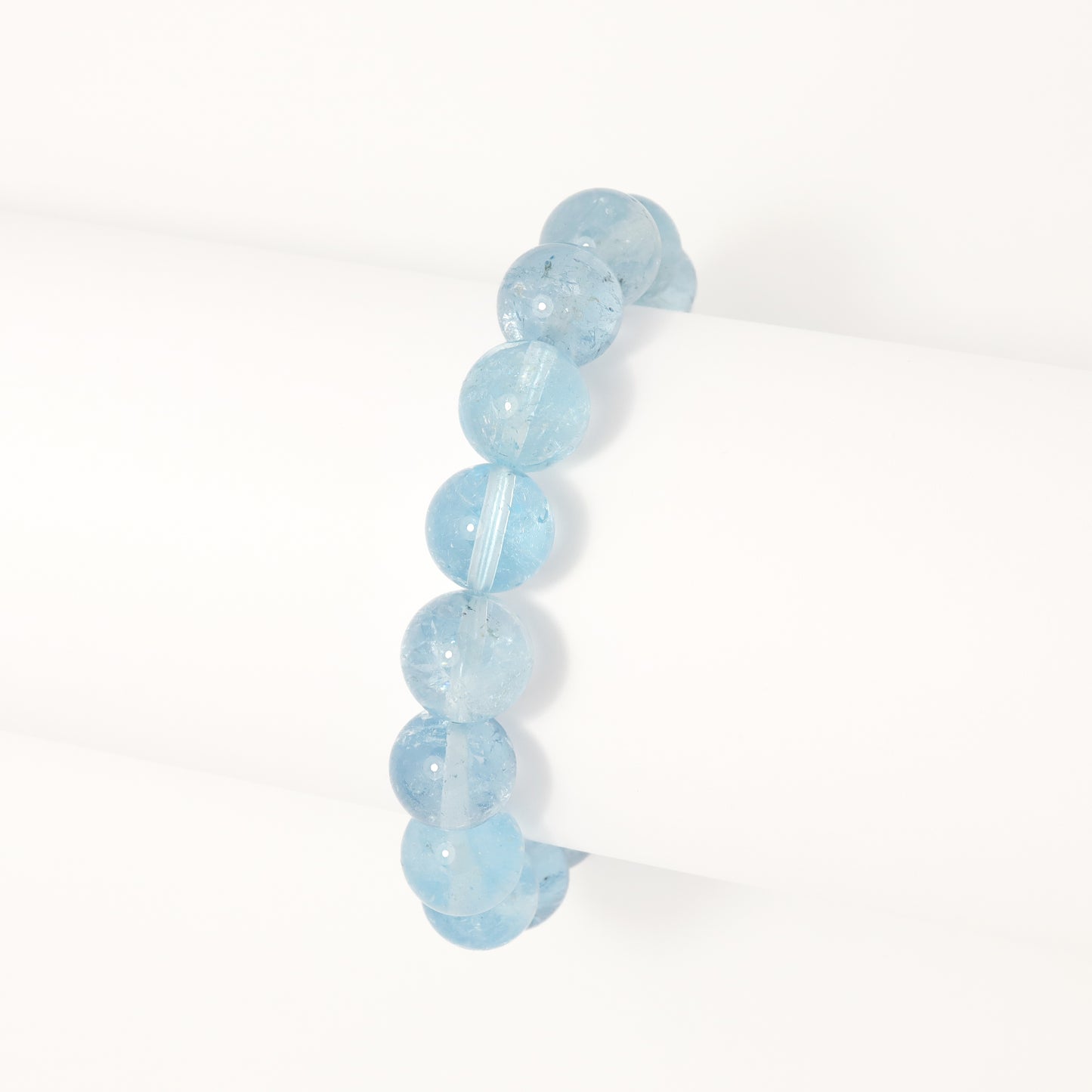 Blue Fire I - High Grade Blue Topaz Bracelet (Avg 11.8mm)