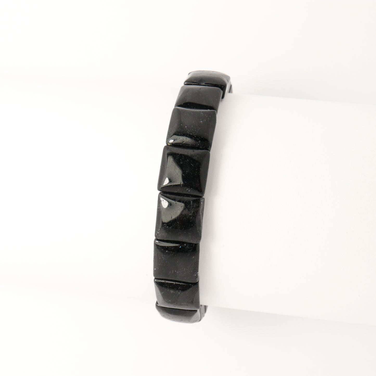 Black Fairy - Black Rutilated Quartz Cube Bracelet