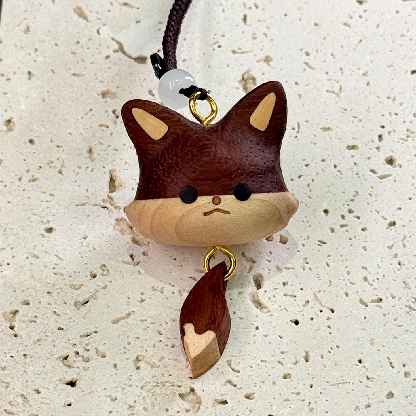 Linden Wood Fox Carving 椴木狐狸 - Forest Whisper 森语灵狐