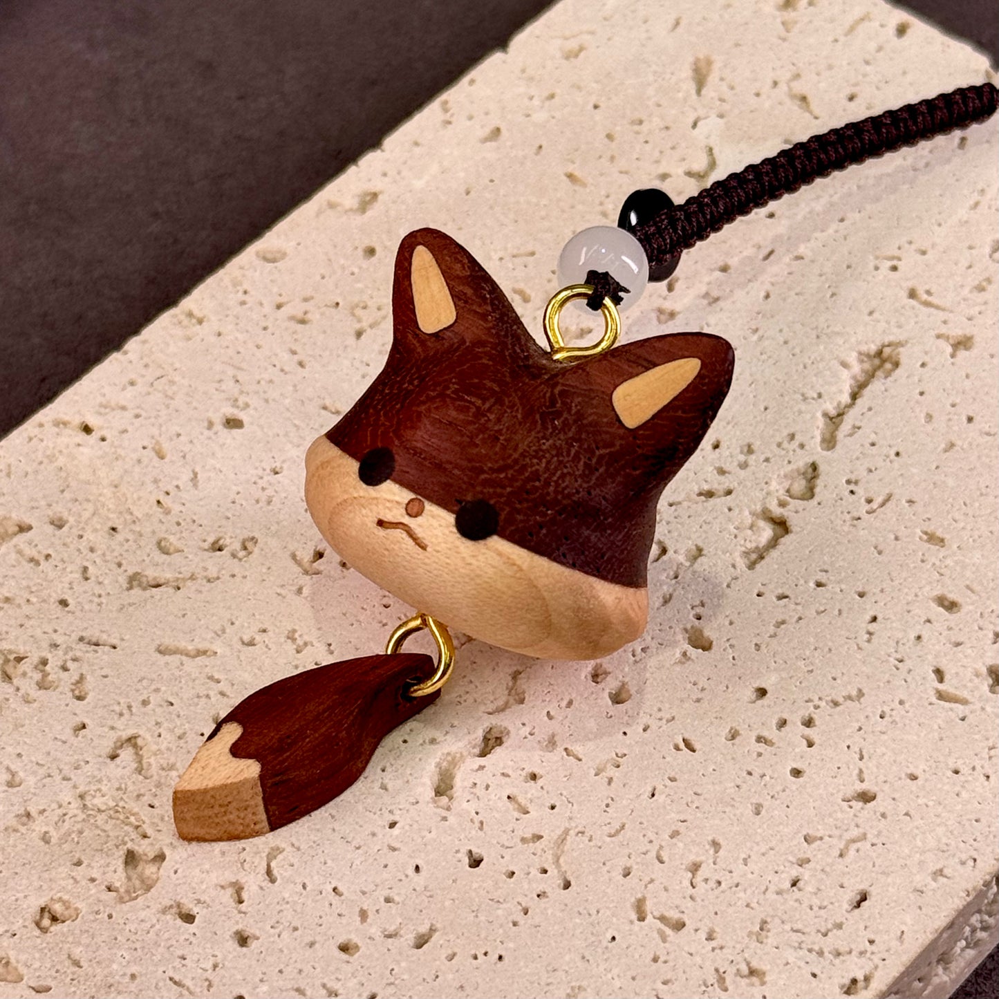 Linden Wood Fox Carving 椴木狐狸 - Forest Whisper 森语灵狐