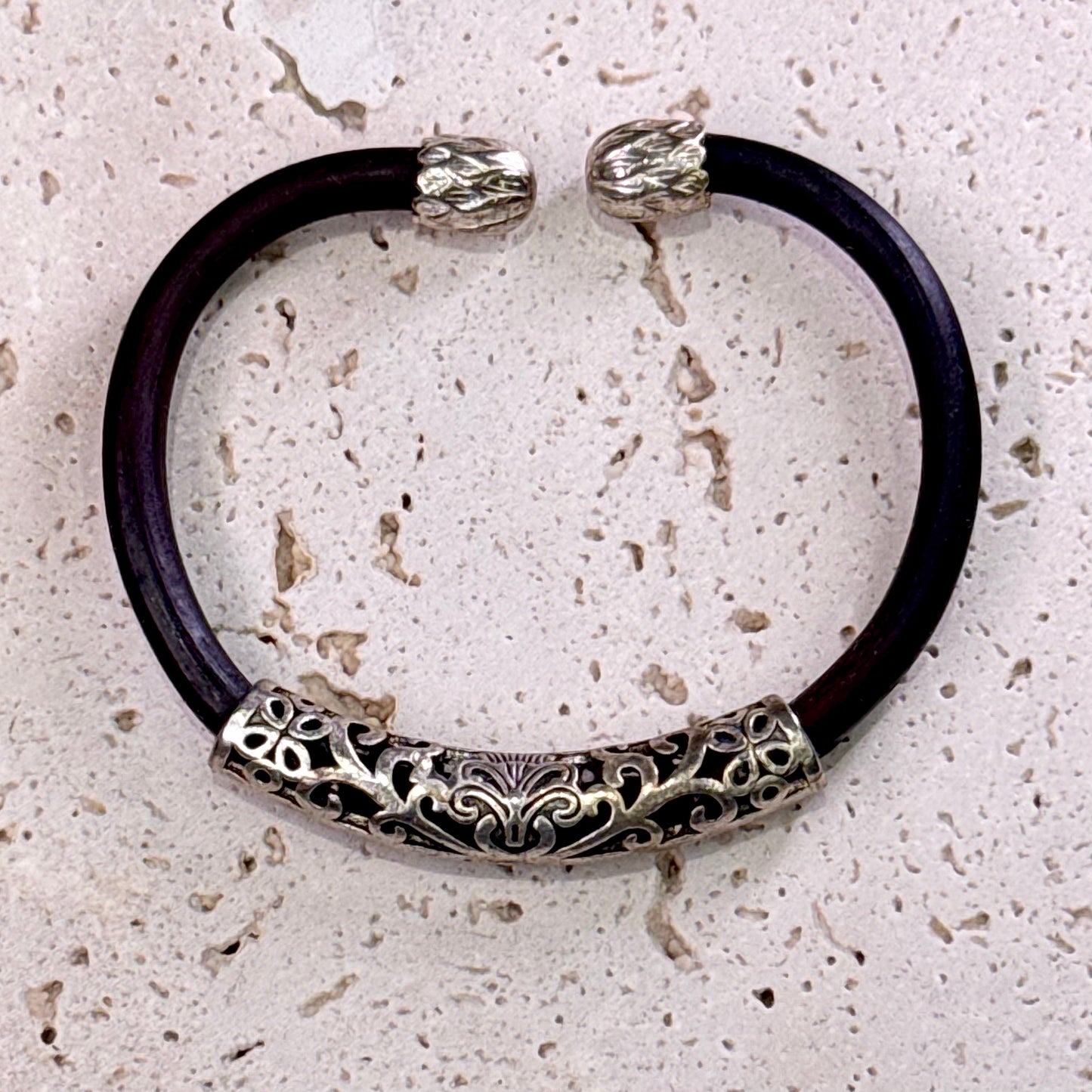 Spatholobus Stem Wood Bangle 鸡血藤手镯 - Natural Elegance 雅韵 🌿🤎