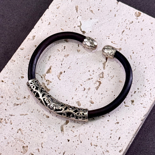Spatholobus Stem Wood Bangle 鸡血藤手镯 - Natural Elegance 雅韵 🌿🤎