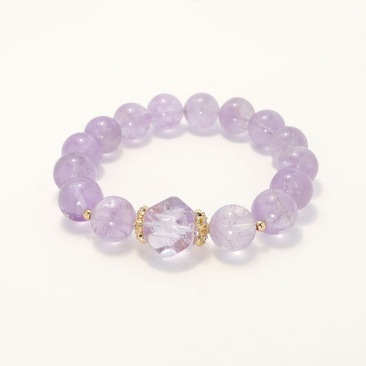 Irregular Love - Lavender Amethyst Bracelet