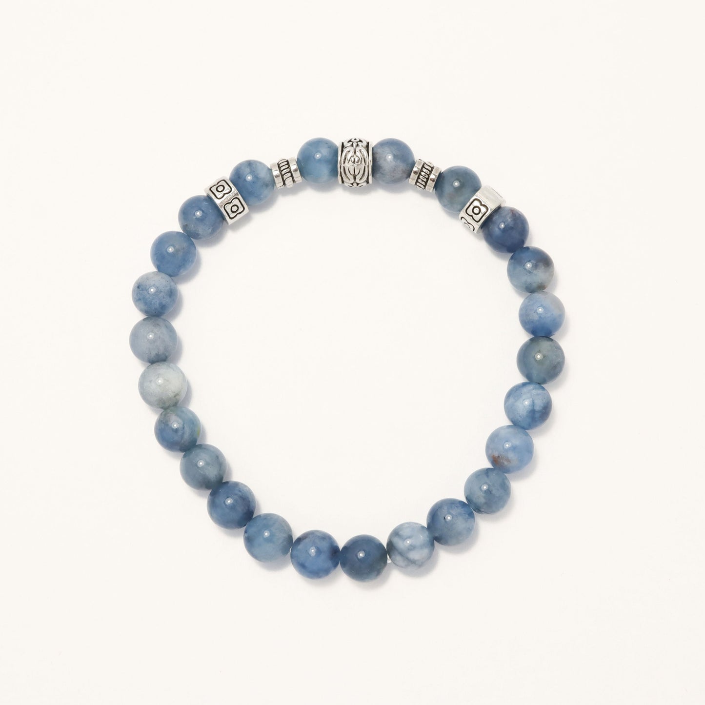 Guardian of the Blue Sea - Aquamarine Bracelet For Men