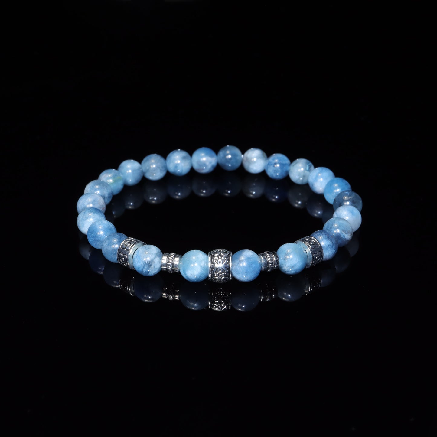 Guardian of the Blue Sea - Aquamarine Bracelet For Men