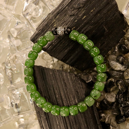Jade & Obsidian Bracelet - Earth Balance