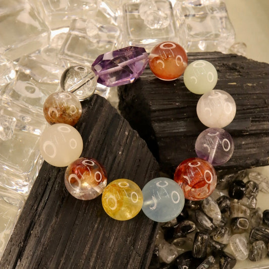 Multiple Gemstone Bracelet - Celestial Bloom