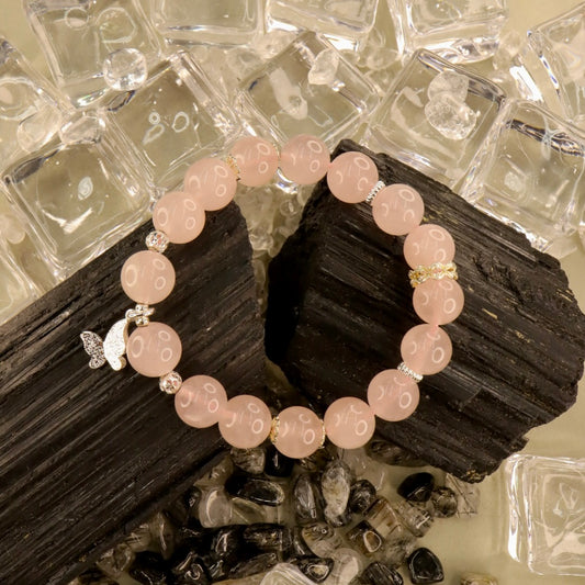 Rose Quartz Bracelet - Blush Aura
