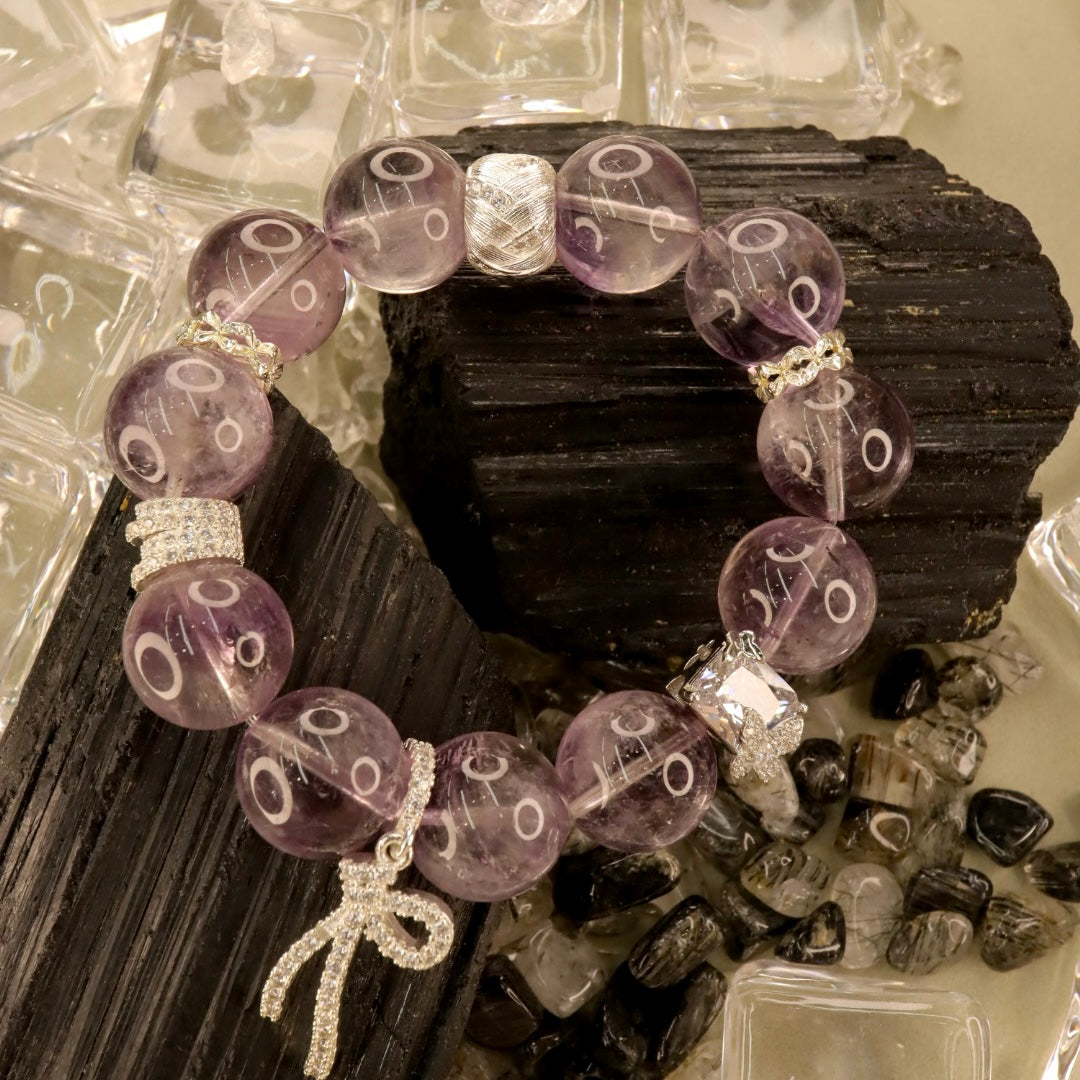 Amethyst Bracelet - Druzy Clarity
