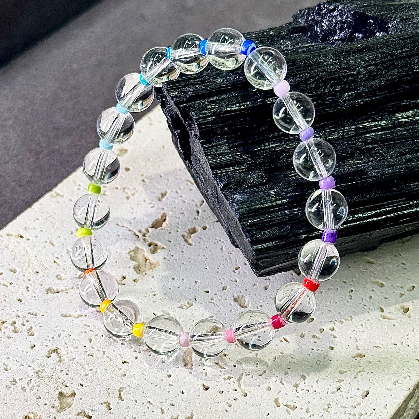 Clear Quartz Bracelet 白水晶 - Crystal Clarity 晶澈 🤍