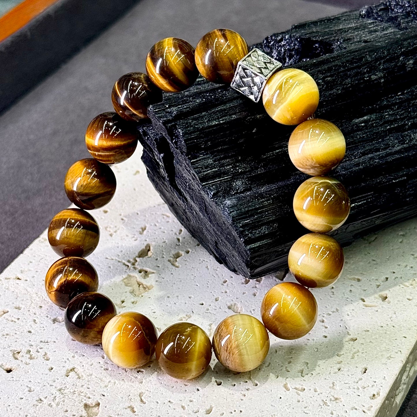 Yellow & Golden Tiger’s Eye Bracelet 黄虎眼石 金虎眼石 - Golden Resolve 金耀之志 🐅✨