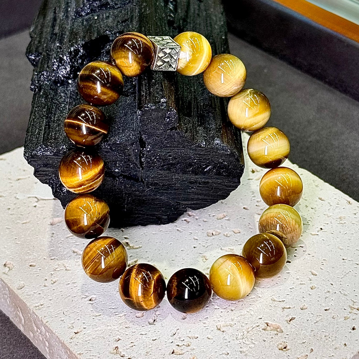 Yellow & Golden Tiger’s Eye Bracelet 黄虎眼石 金虎眼石 - Golden Resolve 金耀之志 🐅✨