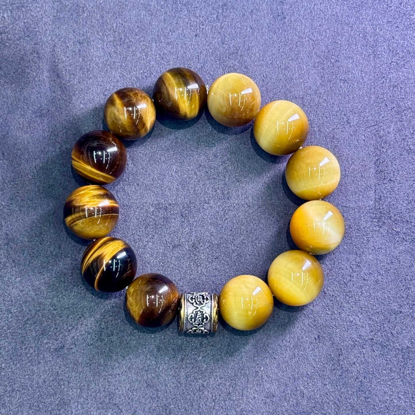 Yellow & Golden Tiger’s Eye Bracelet 黄虎眼 金虎眼 - Golden Majesty 金耀流光
