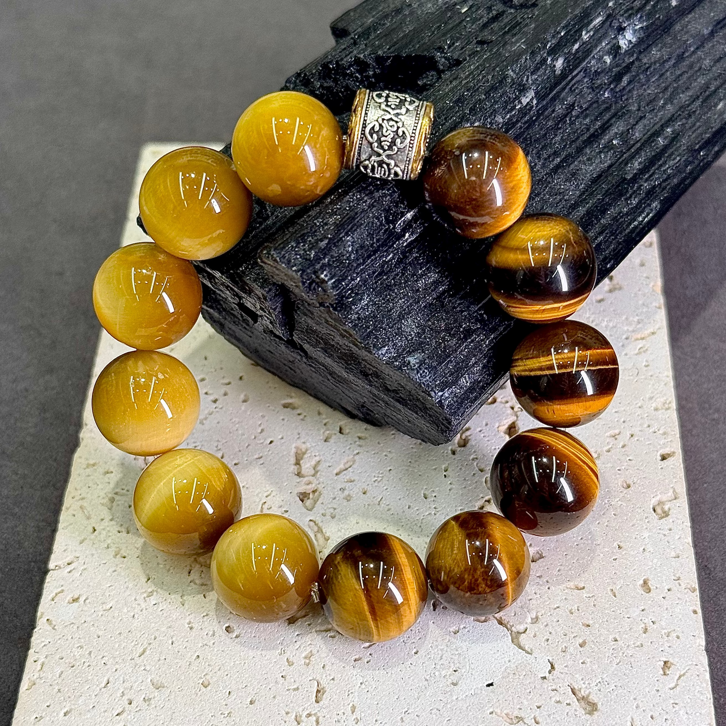 Yellow & Golden Tiger’s Eye Bracelet 黄虎眼 金虎眼 - Golden Majesty 金耀流光