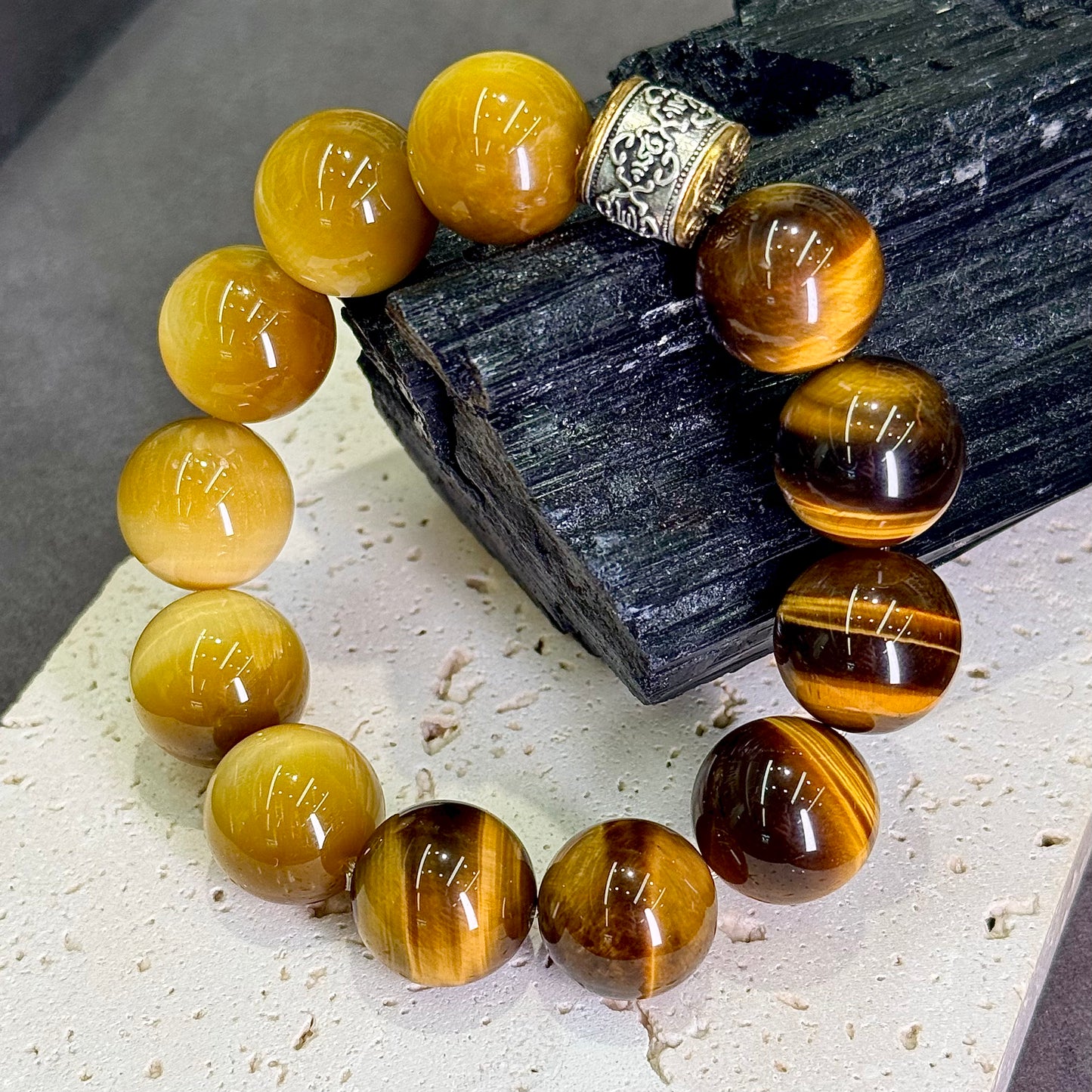 Yellow & Golden Tiger’s Eye Bracelet 黄虎眼 金虎眼 - Golden Majesty 金耀流光
