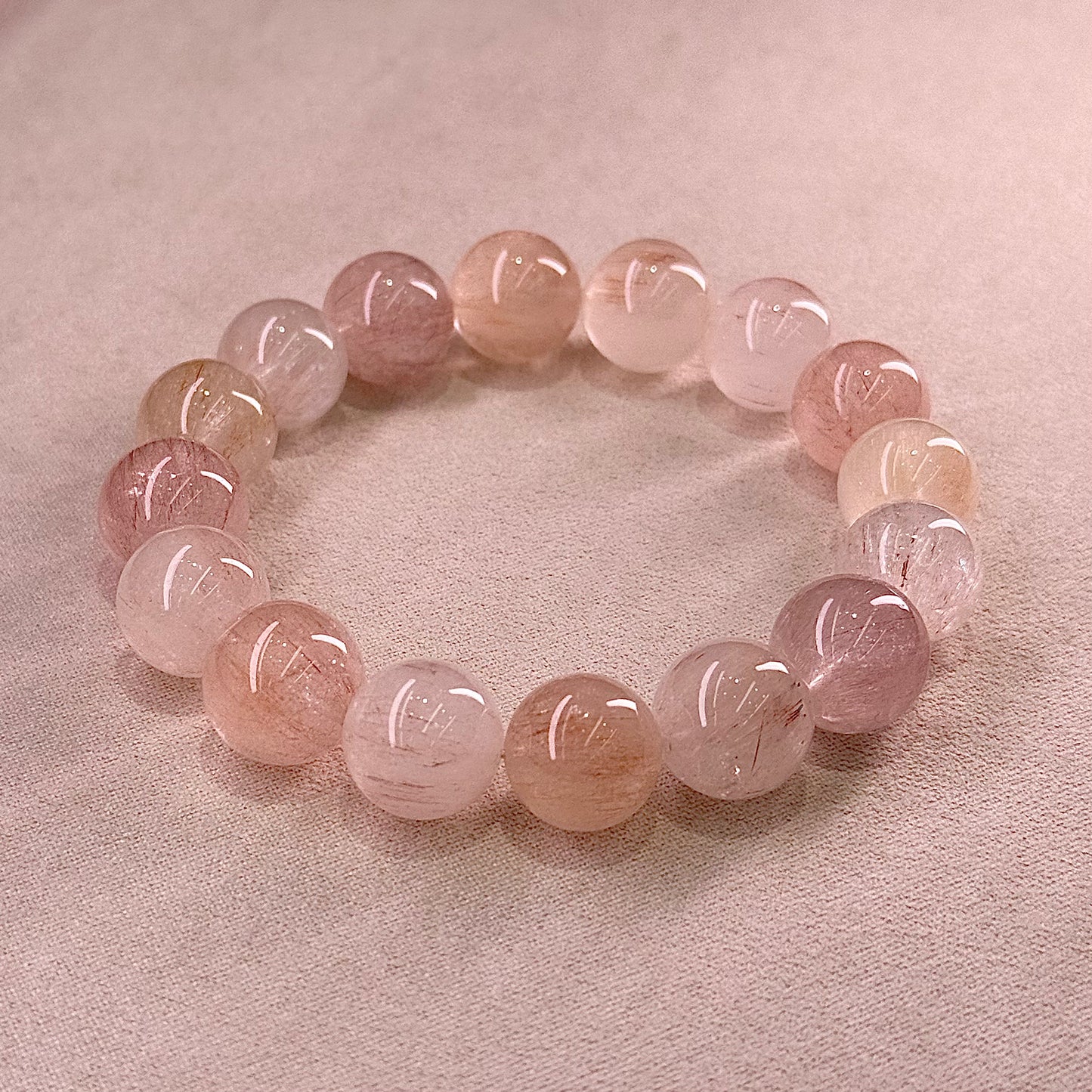 Rabbit Hair Quartz Bracelet 仙子系 彩兔毛 - Crystal Fairy 水晶童话