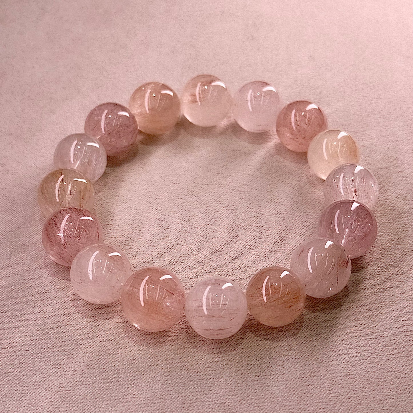 Rabbit Hair Quartz Bracelet 仙子系 彩兔毛 - Crystal Fairy 水晶童话