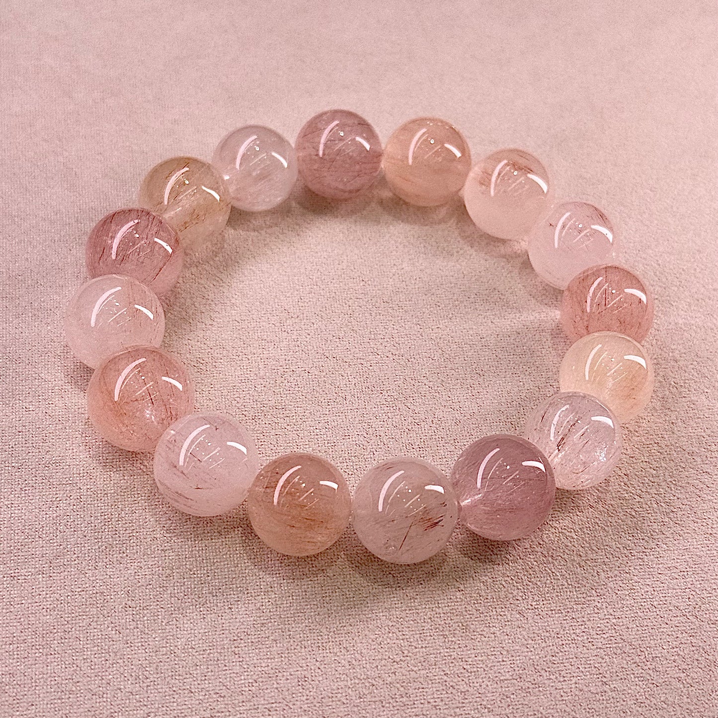 Rabbit Hair Quartz Bracelet 仙子系 彩兔毛 - Crystal Fairy 水晶童话